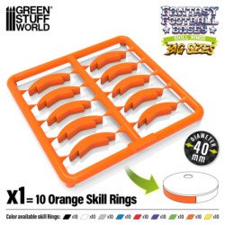 Anillos de habilidad 40mm Naranja