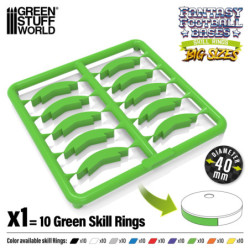 Anillos de habilidad 40mm Verde