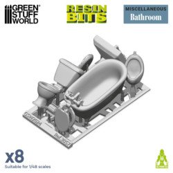 Set baño y WC 1:48