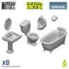 Set baño y WC 1:48
