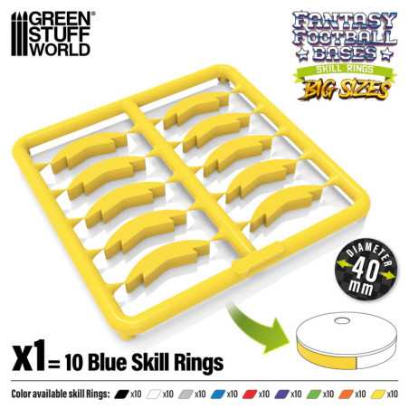 Anillos de habilidad 40mm Amarillo
