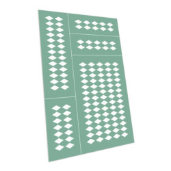 Plantillas autoadhesivas - Arlequin M - 9x5mm