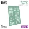 Plantillas autoadhesivas - Arlequin S - 6x3mm