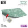 Plantillas autoadhesivas - Arlequin S - 6x3mm