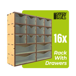 Cajonera vertical madera DM (16 cajones)
