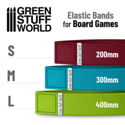 Gomas elasticas para juegos de mesa 300mm - Pack x4