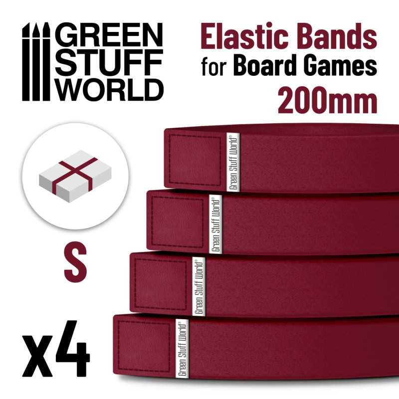 Gomas elasticas para juegos de mesa 200mm - Pack x4
