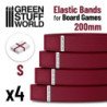Gomas elasticas para juegos de mesa 200mm - Pack x4