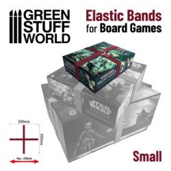 Gomas elasticas para juegos de mesa 200mm - Pack x4