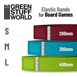 Gomas elasticas para juegos de mesa 200mm - Pack x4