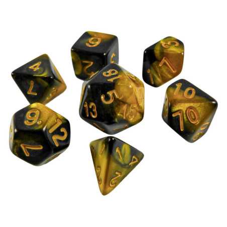 7x Dados Mix 16mm - Ambar Marmol
