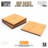 Peanas DM Old World - Cuadradas 60 mm