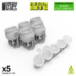 Calderos mágicos para LEDs de 3 mm 1:48