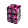 12x Dados D6 16mm - Lila Marmol