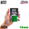 Gemas de plastico 12mm - Verde