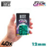 Gemas de plastico 12mm - Turquesa
