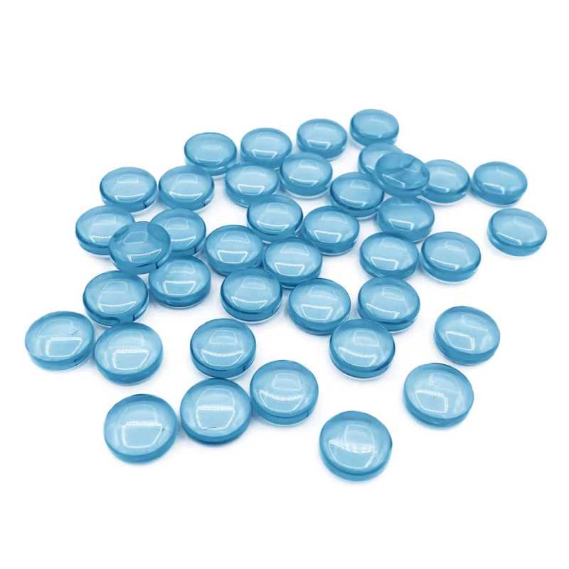 Gemas de plastico 12mm - Azul Claro