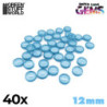 Gemas de plastico 12mm - Azul Claro