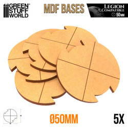 Peanas MDF - Redondas 50 mm (Legion)