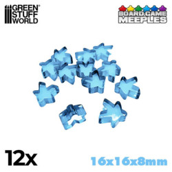 Meeples 16x16x8mm - Azul Claro
