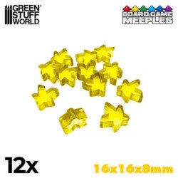 Meeples 16x16x8mm - Amarillo