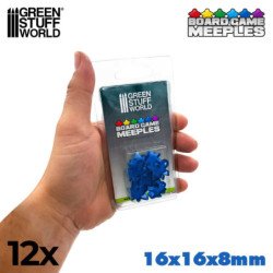 Meeples 16x16x8mm - Azules