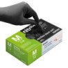 Guantes Negros de Nitrilo - Mediana