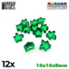 Meeples 16x16x8mm - Verdes