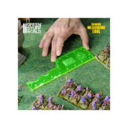 Regla Gaming - Verde Fluor 8 pulgadas