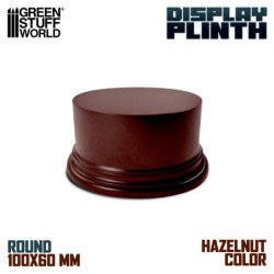 Peana madera redonda 10cm - Avellana