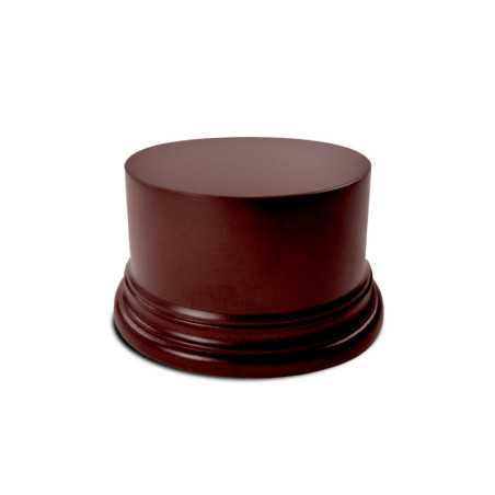 Peana madera redonda 8cm - Avellana