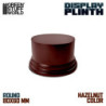 Peana madera redonda 8cm - Avellana