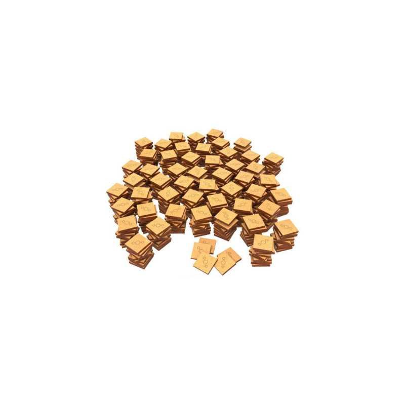 Peanas DM - Cuadradas 20 mm (Pack x500)