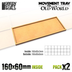 Bandejas de Movimiento DM 160x60mm
