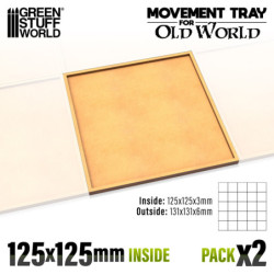 Bandejas de Movimiento DM 125x125mm