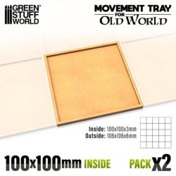 Bandejas de Movimiento DM 100x100mm