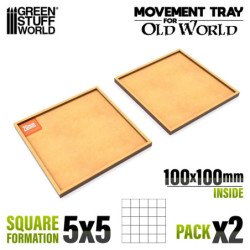 Bandejas de Movimiento DM 100x100mm