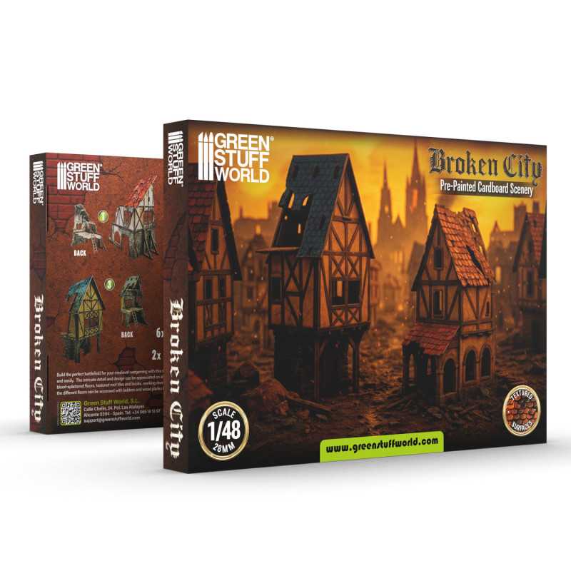 Ciudad en Ruinas - Set de Escenografia