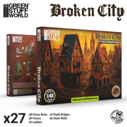 Ciudad en Ruinas - Set de Escenografia
