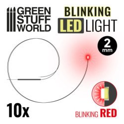 Luces LED INTERMITENTES - ROJAS - 2mm