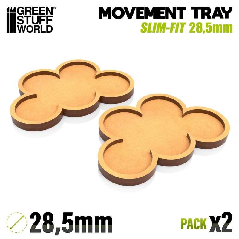Bandejas de Movimiento DM 28,5mm x5 - SLIM-FIT