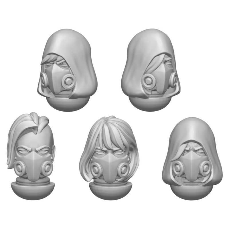 Dakka Dakka - Hermanas de Batalla del Arrepentimiento - Cabezas Enmascaradas