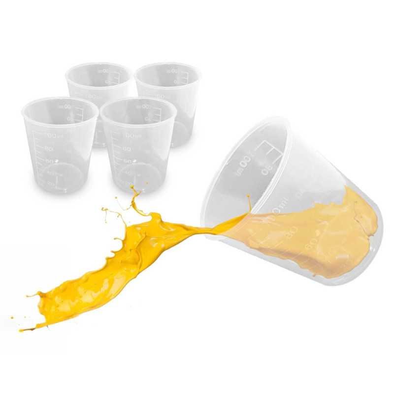 5x Vasos Medidores Desechables 100ml