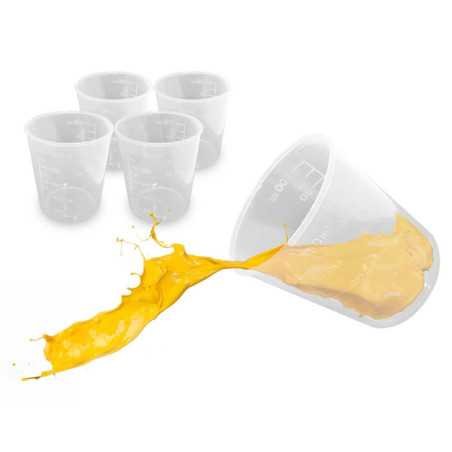 5x Vasos Medidores Desechables 100ml
