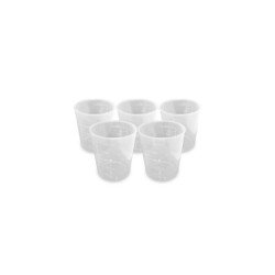 5x Vasos Medidores Desechables 100ml