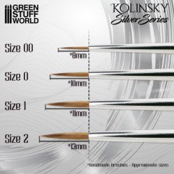 SILVER SERIES Pincel Kolinsky - 0
