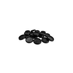 Peanas de plástico con HUECO - Redondas 25mm