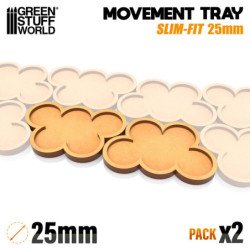Bandejas de movimiento DM 25mm x 5 - SLIM-FIT