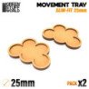 Bandejas de movimiento DM 25mm x 5 - SLIM-FIT