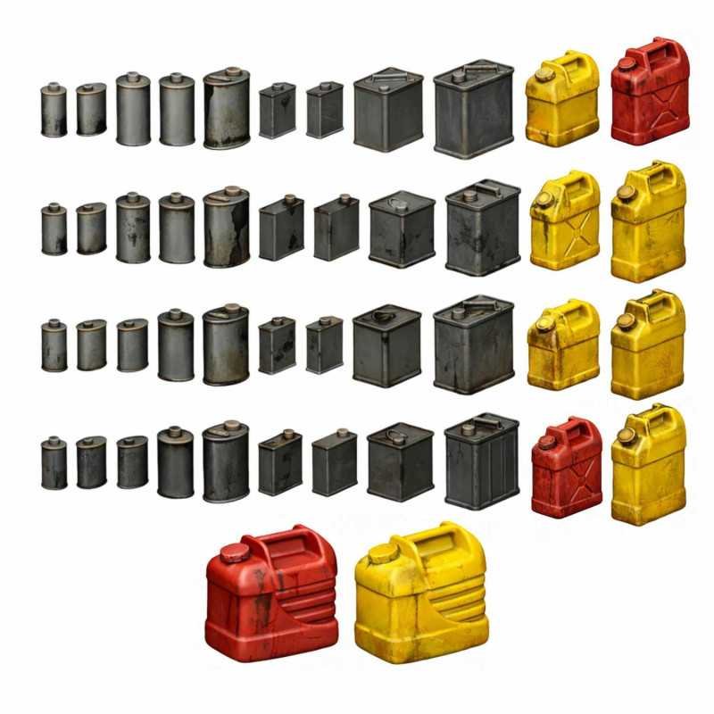 Latas de Aceite 1:48-1:35